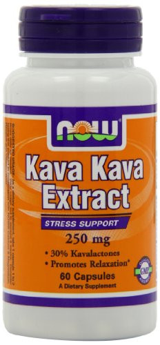 NOW Kava Kava 250mg 60 Capsules Pack of 2
