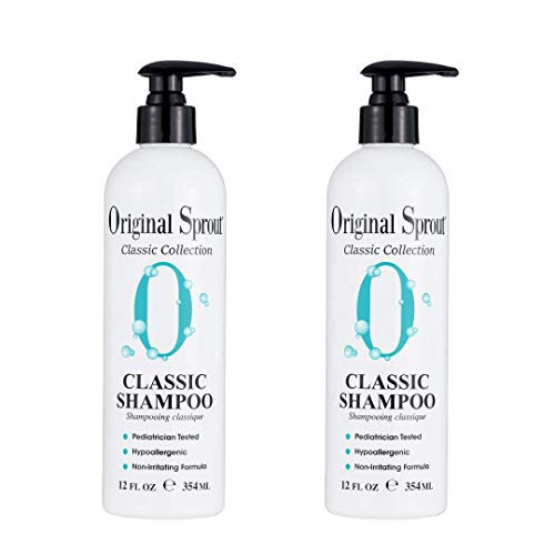 Original Sprout Natural Shampoo_ Organic Sulfate Free Shampoo for All Natural Hair Care_ 12 oz 2 pack Packaging May Vary