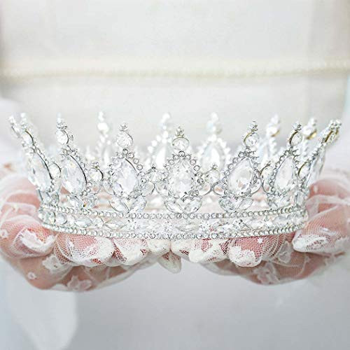 Harosy Baroque Crowns Silver Wedding Crystal Tiaras and Crowns for Brides Rhinestone Bridal Queen Crowns Costume Party Prom Tiaras Hair Accessories for Women and Girls ClearSilver Harosy Baroque Crowns Silver Wedding Crystal Tiaras and Crowns for Brides Rhinestone Bridal Queen Crowns Costume Party Prom Tiaras Hair Accessories for Women and Girls ClearSilver