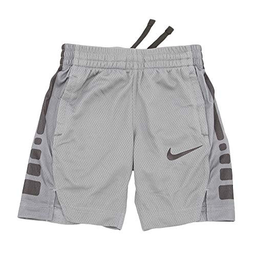NIKE Boys Dry Elite Stripe Basketball Shorts 6 Cool Grey