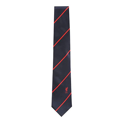 Liverpool FC Navy Stripe Liverbird Tie LFC Official