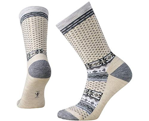 Smartwool Cozy Cabin Crew Natural MD Womens Shoe 7-9_5