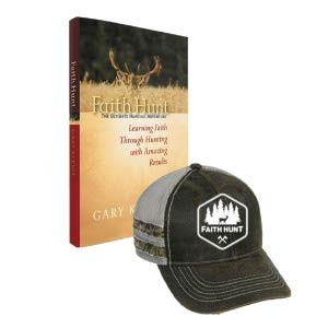GARY KEESEE MINISTRIES Faith Hunt Special Edition Hat with Book Army Green