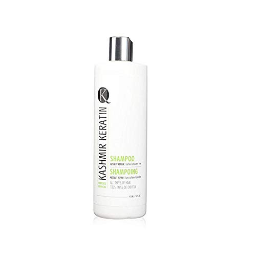 Kashmir Keratin Enriched Shampoo Sulfate Paraben Free For All Types Of Hair NEW PRESENTATION 16 Fl_ Oz