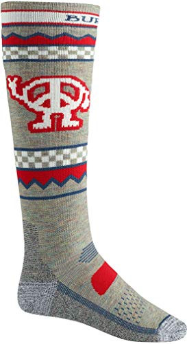 Burton Mens Performance Midweight Sock Oatmeal Heather W20 Small