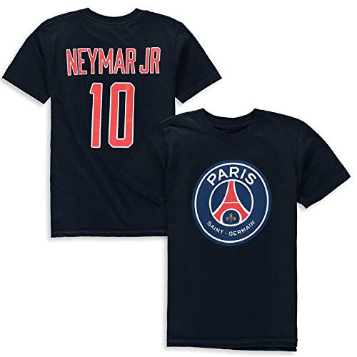 Paris Saint Germain - Neymar Name   Number Youth T-Shirt Youth Small Blue
