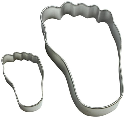 Cybrtrayd Parent/Child Cookie Cutter Set, 3.5-Inch, Foot