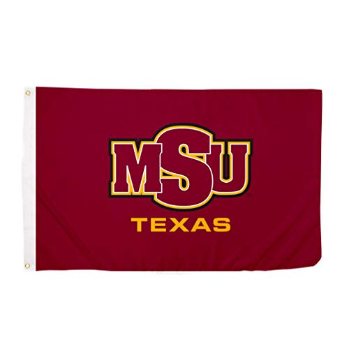 Desert Cactus Midwestern State University NCAA 100 Polyester Indoor Outdoor 3 feet x 5 feet Flag Style 1a