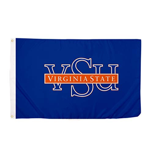 Desert Cactus Virginia State University VSU Trojans NCAA 100 Polyester Indoor Outdoor 3 feet x 5 feet Flag Style 1a