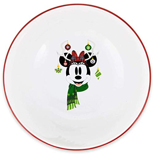 Disney Parks Santa Mickey and Friends Nordic Winter Holiday Cereal Bowl