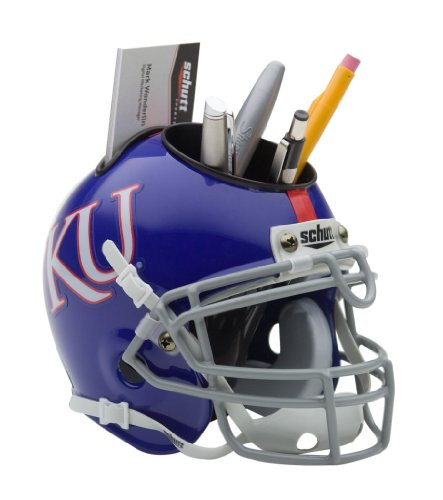 NCAA Kansas Jayhawks Mini Helmet Desk Caddy