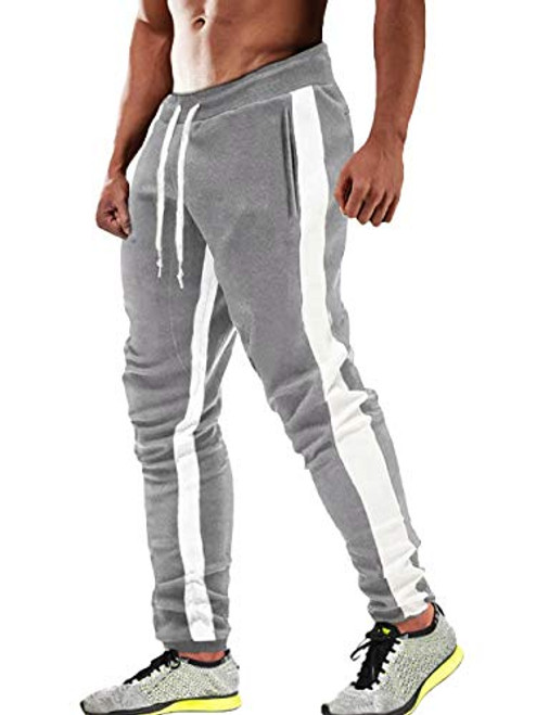 MAGCOMSEN Joggers for Men Big and Tall Running Pants Mens Joggers Gym Pants Drawstring Sweatpants Workout Pants Athletic Pants Yoga Pants