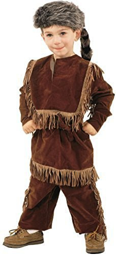 Kidcostumes Daniel Boone Davy Crockett Costume with Raccoon Skin Cap Small  4-6