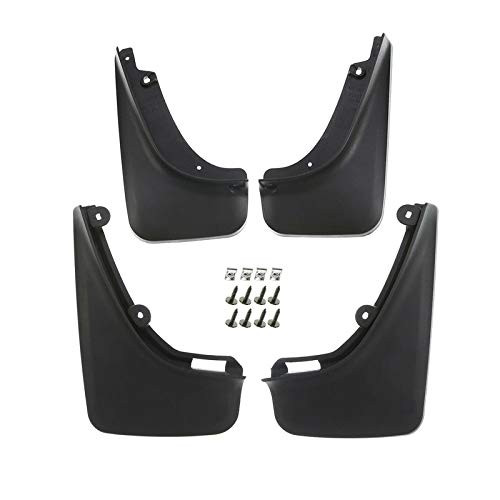Set of 4 Front and Rear Mud Flaps Splash Guards Kit Compatible with 2019-2020 Jeep Cherokee