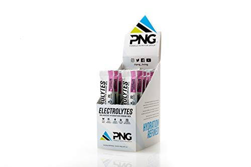 Pinnacle Nutrition Group Electrolyte Single Serving Sticks Balanced Hydration Drink Mix 16 Count Watermelon Cucumber