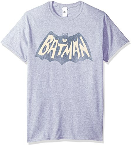 DC Comics Mens Batman Classic TV Short Sleeve T-Shirt Joker Athletic Heather X-Large