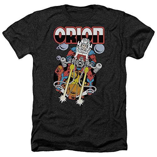 Trevco Mens DC Comics Short Sleeve T-Shirt Heather Black X-Large