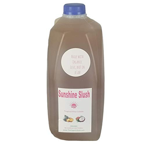 Pina Colada Slush Mix   Syrup - ORGANIC - No Artificial Flavors - No High Fructose Corn Syrup - No Artificial Anything