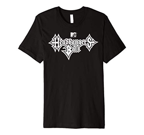 MTV Headbangers Ball Outline Logo Premium T-Shirt