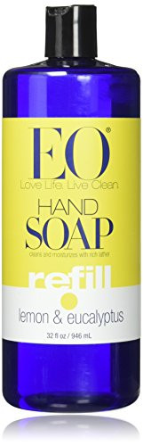 Eo Soap Liquid Hand Lemon Eucalyptus Refill 32 Fl Oz