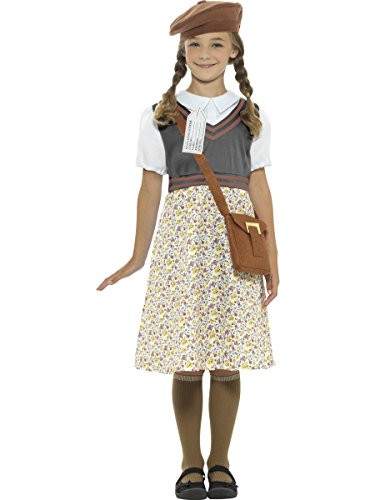 12 Years Girls Evacuee School Girl Costume
