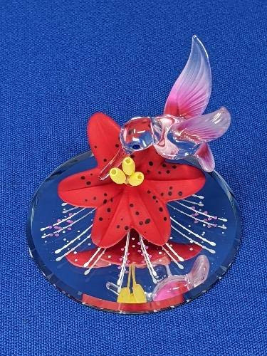 Glass Baron Hummingbird Red
