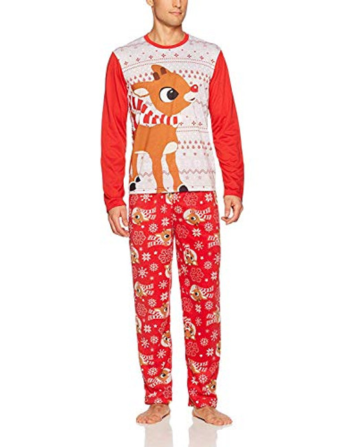 Rudolph the Red Nosed Reindeer Christmas Holiday Family Sleepwear Pajamas Small Dad Rudolph Rudolph the Red Nosed Reindeer Christmas Holiday Family Sleepwear Pajamas Small Dad Rudolph