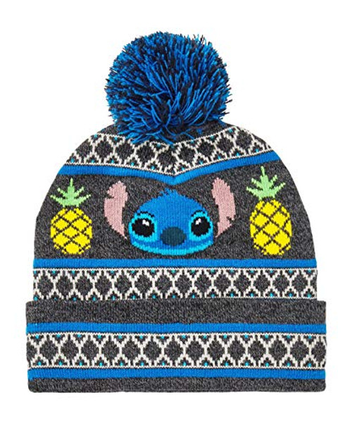 Disney Lilo Stitch Pineapple Pom Beanie Multicolored One Size Fits Most Disney Lilo Stitch Pineapple Pom Beanie Multicolored One Size Fits Most