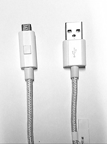 Verizon 4-ft Micro USB Braided Charge-and-Sync Cable - White