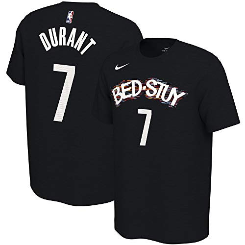Outerstuff Kevin Durant Brooklyn Nets 7 Black Youth 8-20 City Edition Name and Number Player T-Shirt 14-16 Outerstuff Kevin Durant Brooklyn Nets 7 Black Youth 8-20 City Edition Name and Number Player T-Shirt 14-16