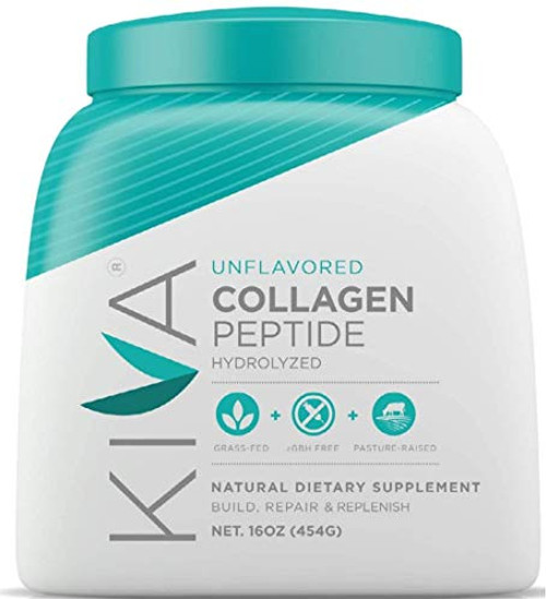Kiva Collagen Peptide Grass-Fed Pasture Raised Non-GMO and Gluten Free - Unflavored - 16 oz Kiva Collagen Peptide Grass-Fed Pasture Raised Non-GMO and Gluten Free - Unflavored - 16 oz