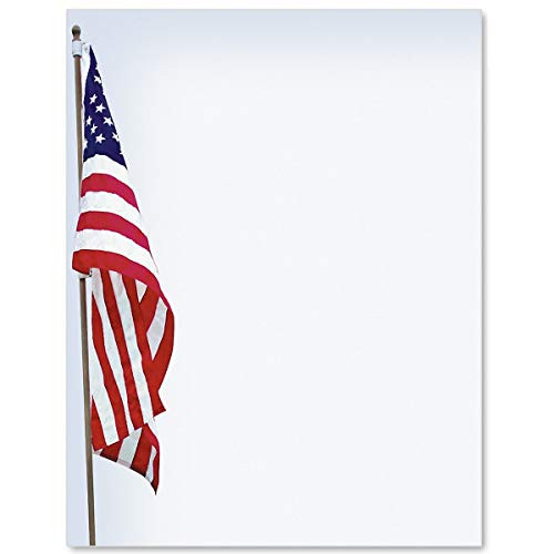 PaperDirect Liberty and Justice Patriotic Letter Papers 100 Count