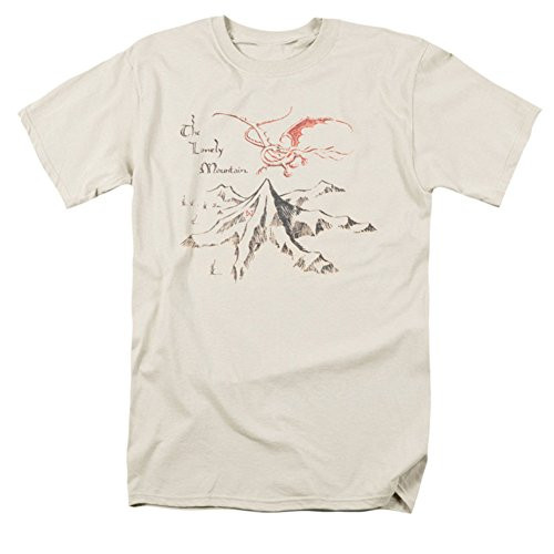The Hobbit Lonely Mountain T Shirt Size M Cream