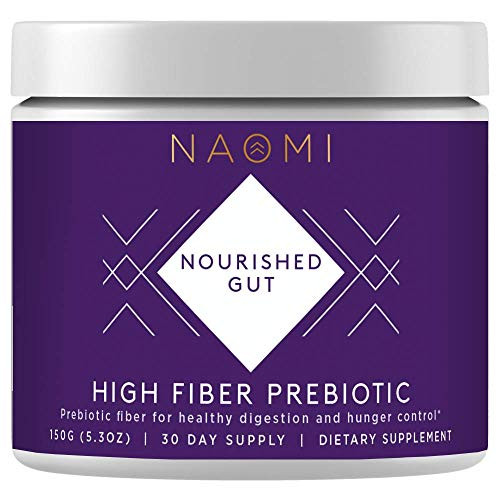 NAOMI High Fiber Prebiotic Fiber Supplement for Healthy Women Probiotics Sugar Free Fiber Powder Supplement That Promotes Gut Health Digestive Health and Regularity - 30 Servings