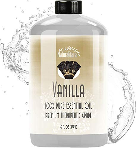 Best Vanilla Essential Oil 16oz Bulk Vanilla Oil Aromatherapy Vanilla Essential Oil for Diffuser Soap Bath Bombs Candles and More_