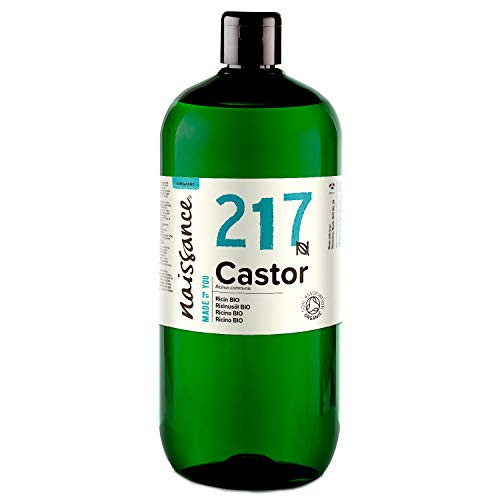 Naissance Certified Organic Cold Pressed Castor Oil 33_8 fl oz - Pure Natural Vegan Hexane-Free No GMO