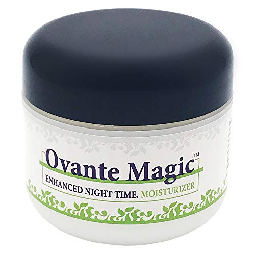 Ovante Magic Enhanced Moisturizing Night Cream For Demodex Rosacea Acne Prone Skin with Tea Tree Oil Peptides Vitamins Hyaluronic acid - 2_0 OZ