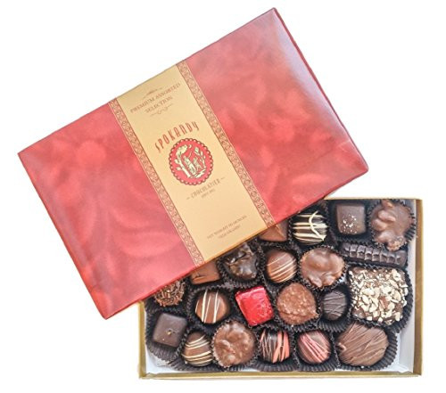 Spokandy 1 lb 16 oz Boxed Chocolate Assortments Premium Assortment