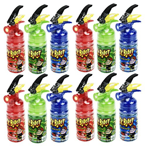 Set of 12 - 2_05oz Assorted Quick Sour Blast Candies Perfect for Movie Night Feild Trips Road Trips and More