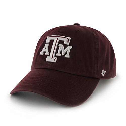 NCAA Texas A M Aggies 47 Brand Clean Up Adjustable Hat Dark Maroon 1 One Size