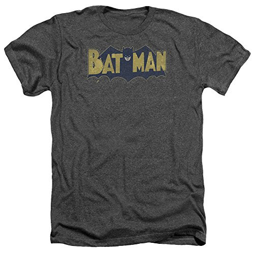 Batman DC Comics Vintage Logo Splatter Adult T-Shirt Tee