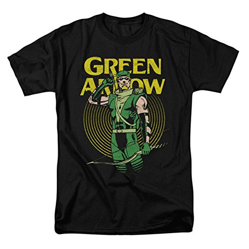DC Green Arrow Comics Superhero Hypno Target Adult T-Shirt Tee