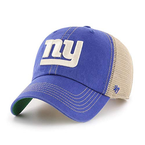 47 New York Giants Trawler Clean Up Adjustable Blue Hat