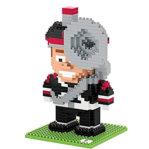 FOCO NCAA Ohio State Buckeyes Brxlz 3D Blocks Set - College Bandbrxlz 3D Blocks Set - College Band Tuba Player One Size