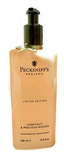 Pecksniffs Limited Edition Holiday Hand Wash With Silver Star Charms Chestnut   Precious Woods