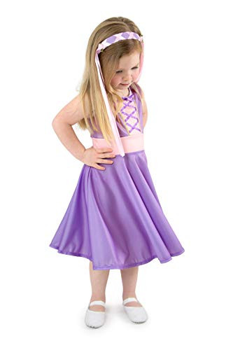 Little Adventures Rapunzel Princess Twirl Dress Medium Size 6
