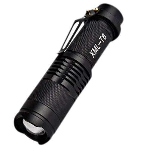 Ultra Bright Portable Flashlight Outdoor Mini Led Flashlight Torch Adjustable Focus Zoomable Light Lamp with No Battery