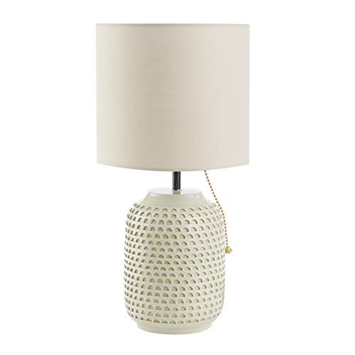 Urban Shop Ceramic Table Lamp Taupe
