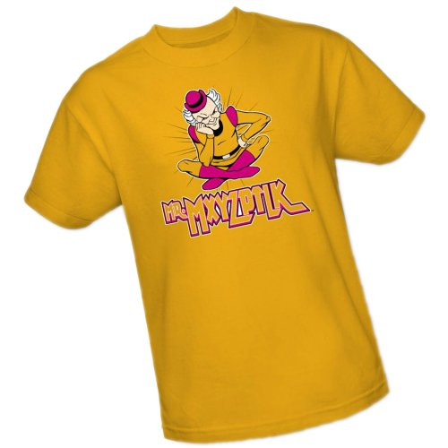 DC Comics Mr_ Mxyzptlk Adult T-Shirt Large Gold