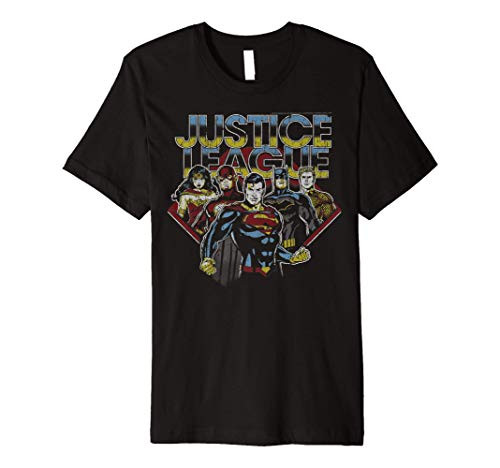 DC Comics Justice League Classic Portrait Premium T-Shirt
